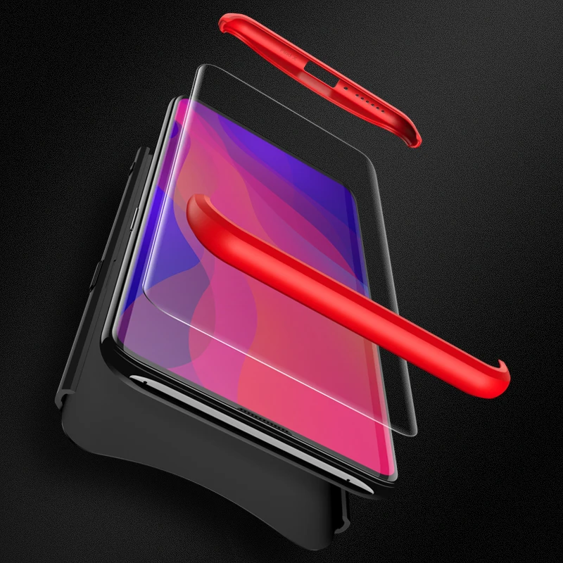Чехол GKK для OPPO Find X чехол с полной защитой 360 дюйма 3 в 1 магнитный дизайн