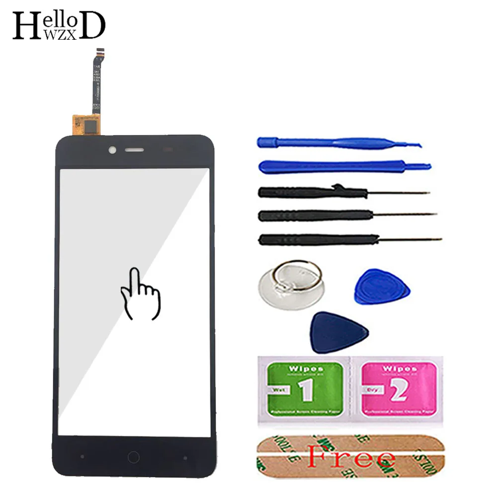 Touch Screen For Highscreen Easy L Glass Front Digitizer Panel Lens Sensor 5.0'' Mobile Phone Tools Adhesive | Мобильные