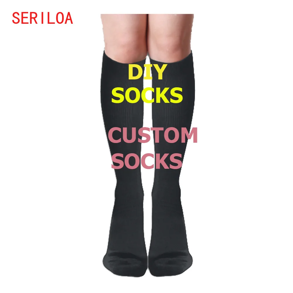 Носки по индивидуальному заказу гольфы длинные модные носки сделай сам с
