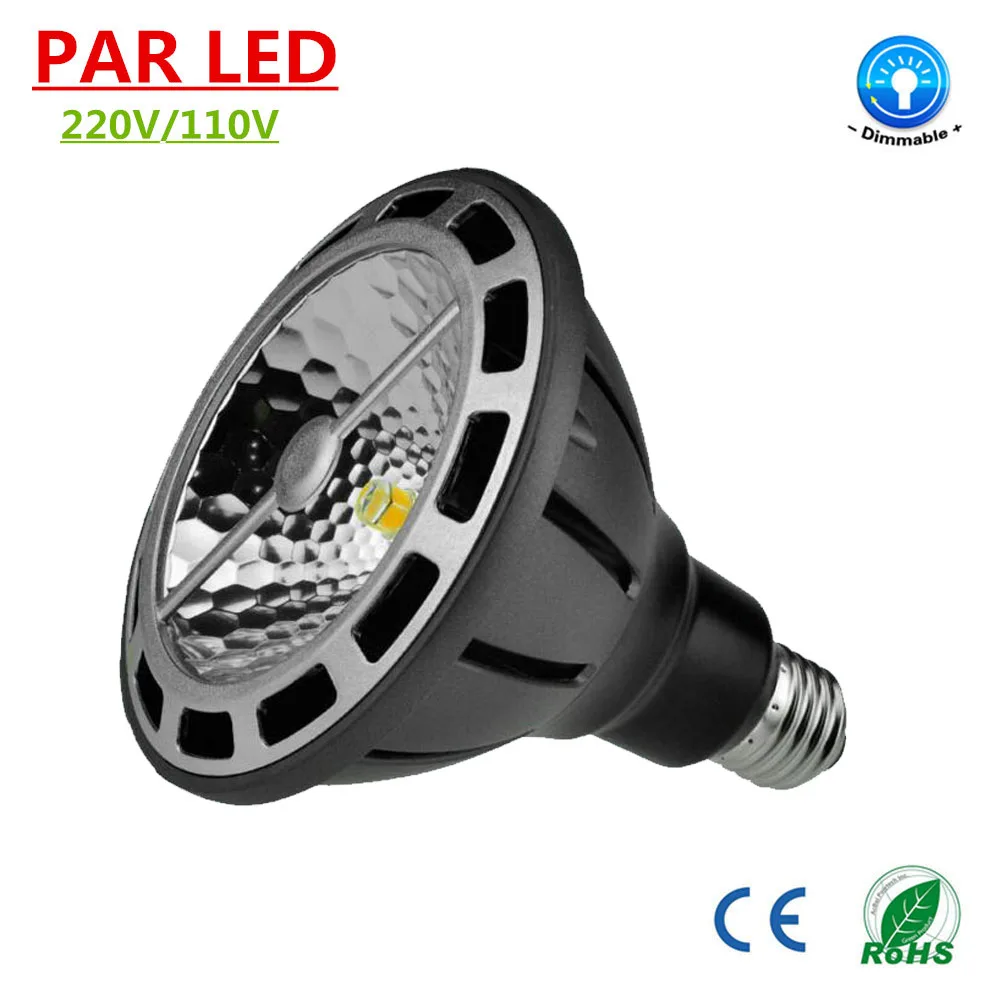 12 шт./лот Par38 20 Вт Led Cob холодный белый 5500 K/теплый 2700K 3000K LED лампа Par 38 для домашнего