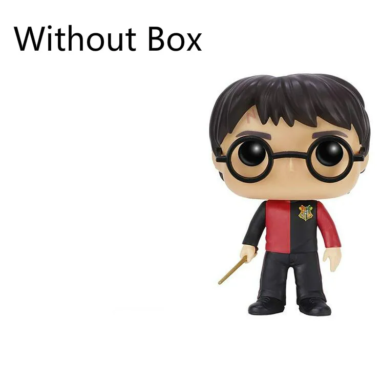 No Box FUNKO POP Гарри Поттер Коллекция Модель Детские игрушки лунные очки кукла фигурка мальчика игрушки для детей - Цвет: No Box