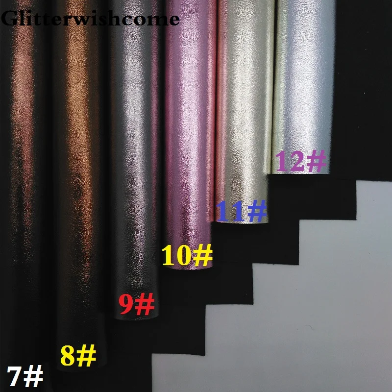 Ткань Glitterwishcome 21x29 см Размер A4 винил для бантов ткань из металлической кожи листы