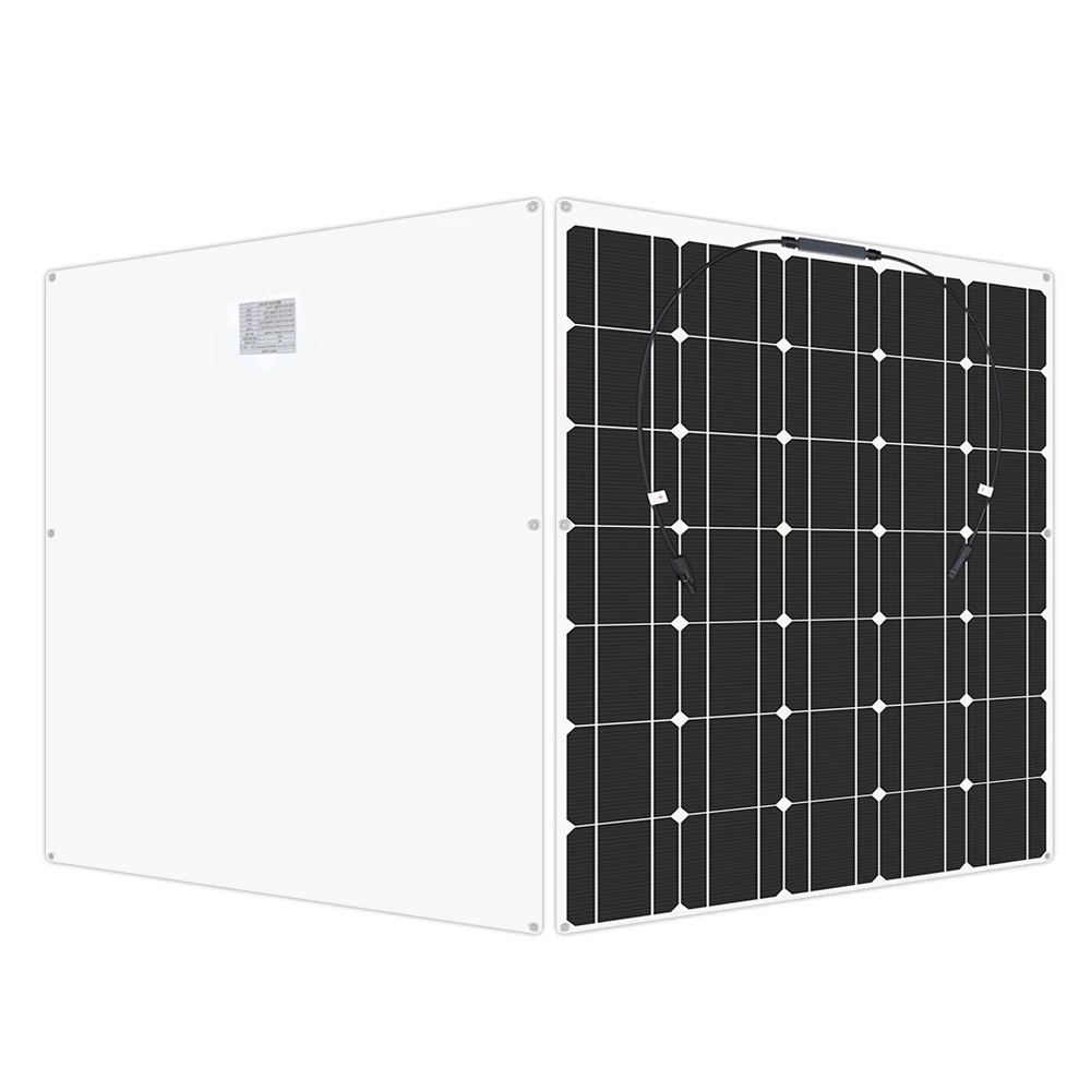 100W Панели Солнечные 100 Вт 930*660*3 мм 17,6 V качество полу Гибкий монокристаллический фотоэлектрический модуль для детей возрастом от 12V Батарея на колесах лодка яхта автомобиля дома заряда