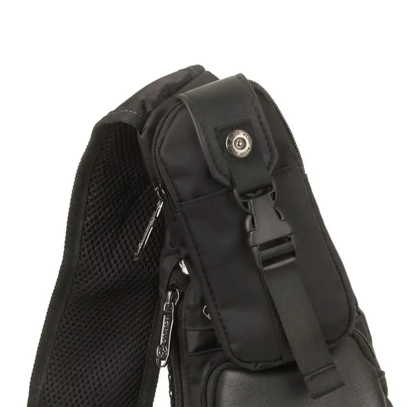 Мужская водонепроницаемая нейлоновая нагрудная Сумка-слинг повседневный