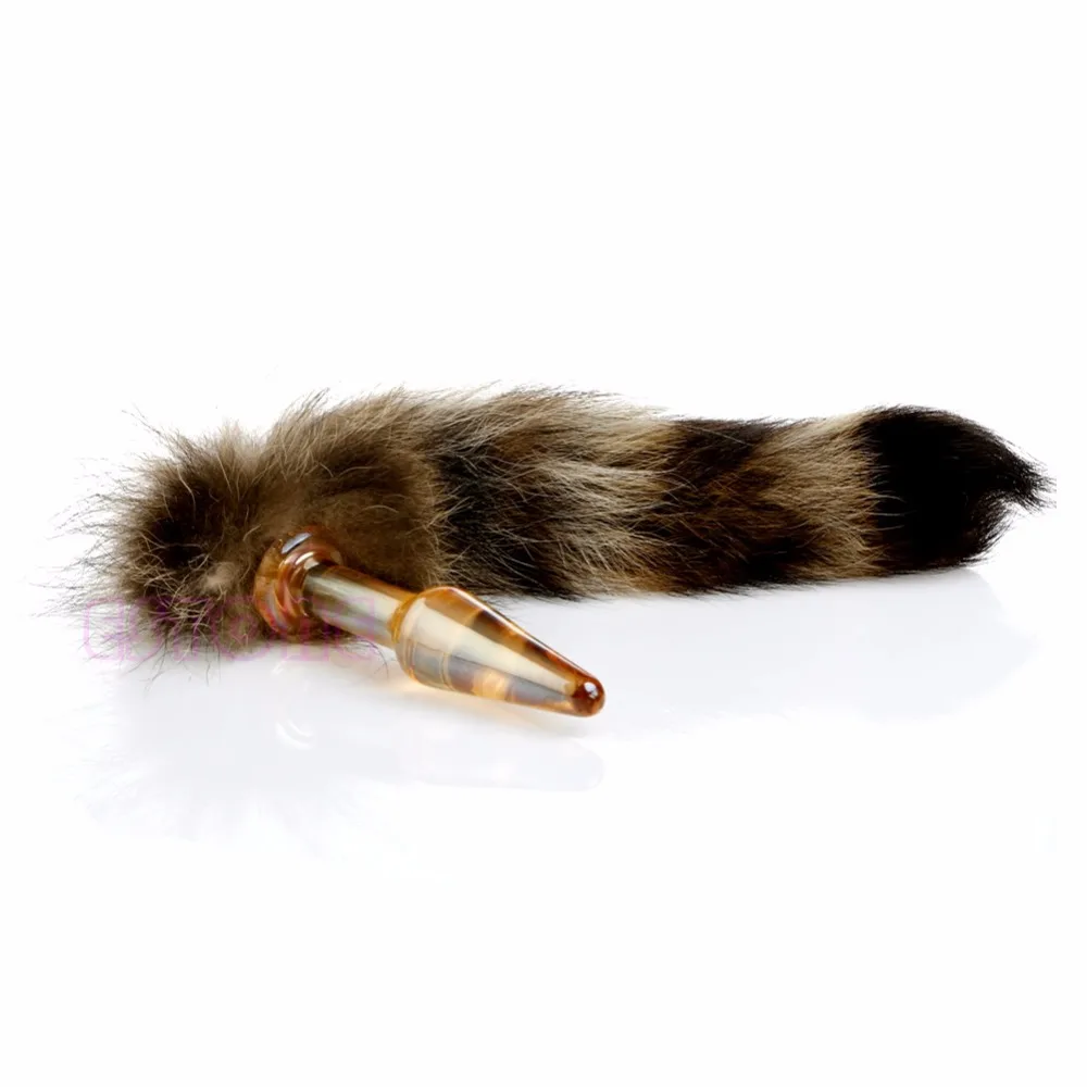 S-LOVE новинка секс-игрушки для взрослых любимый стеклянный хвост Анальная пробка