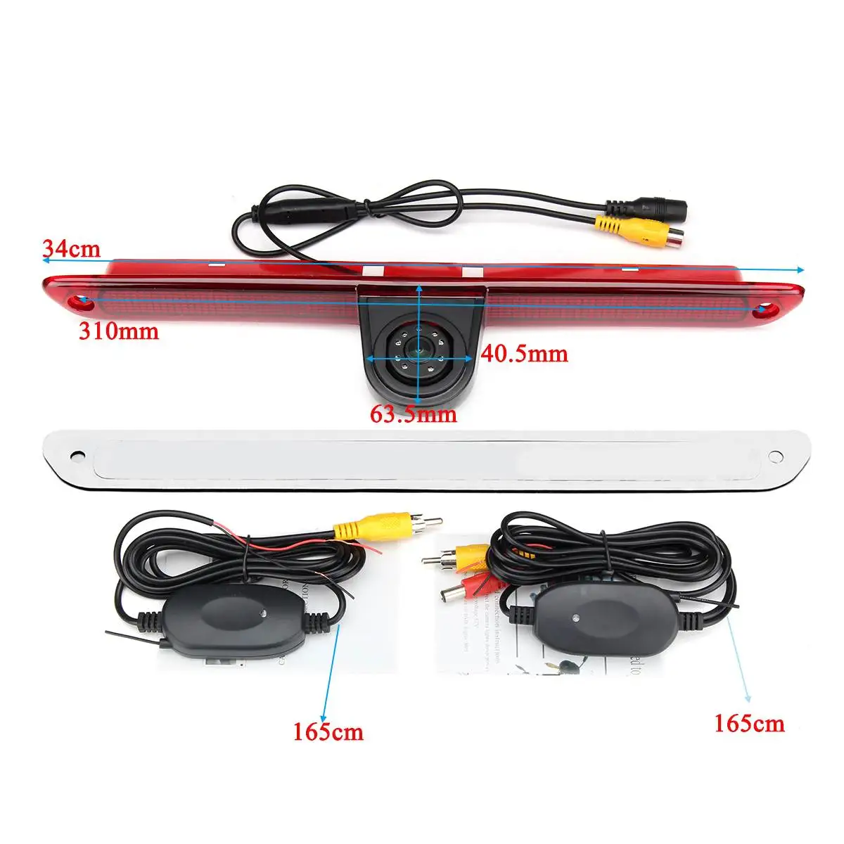 

Wireless CCD HD Auto Car Rear View Camera Reverse Parking Night Vision 3rd Brake Light for VW Crafter Mercedes Sprinter