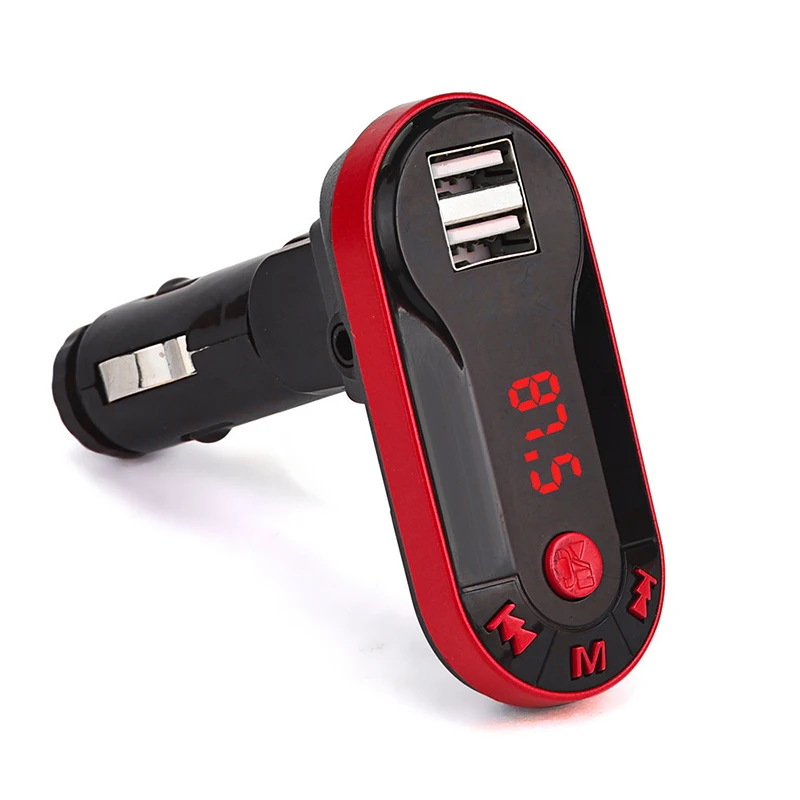 Fm передатчик MP3 плеер громкой связи автомобильный комплект USB TF SD Автозапчасти
