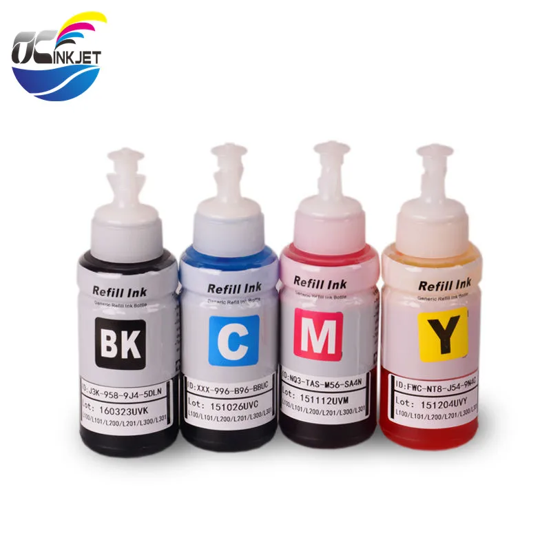 OCINKJET 6*70 мл универсальная чернильная краска для Epson L101 L111 L201 L211 L301 L303 L310 L351 L353 L358 L360