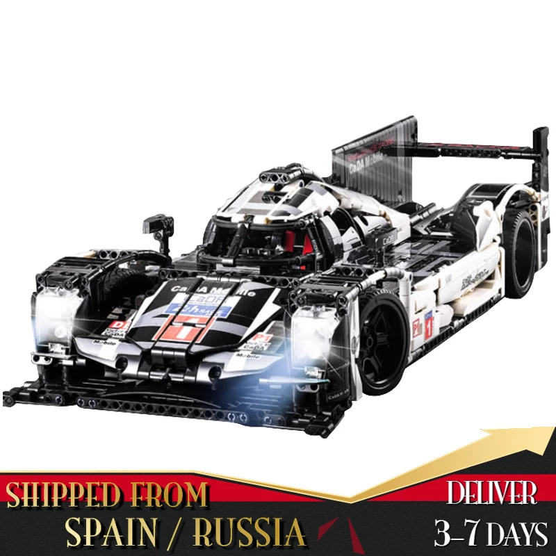 Technic набор транспортных средств Гибридный спортивный автомобиль Строительные блоки Набор 1586 шт. DIY игрушки для детей, совместимые с техникой общие кирпичи