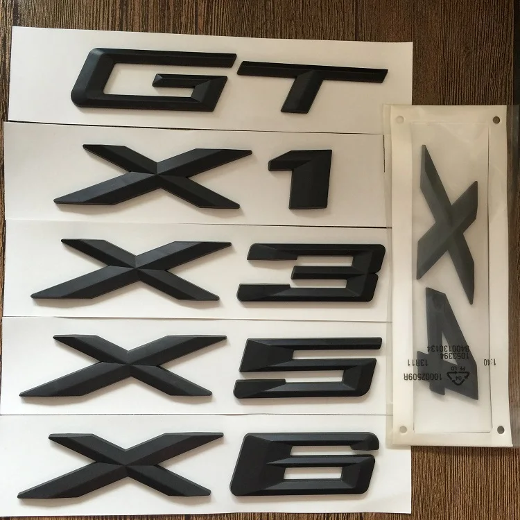 OE качество для BMW X1 X3 X4 X5 X6 GT хрома логотип автомобильного стайлинга автомобиля