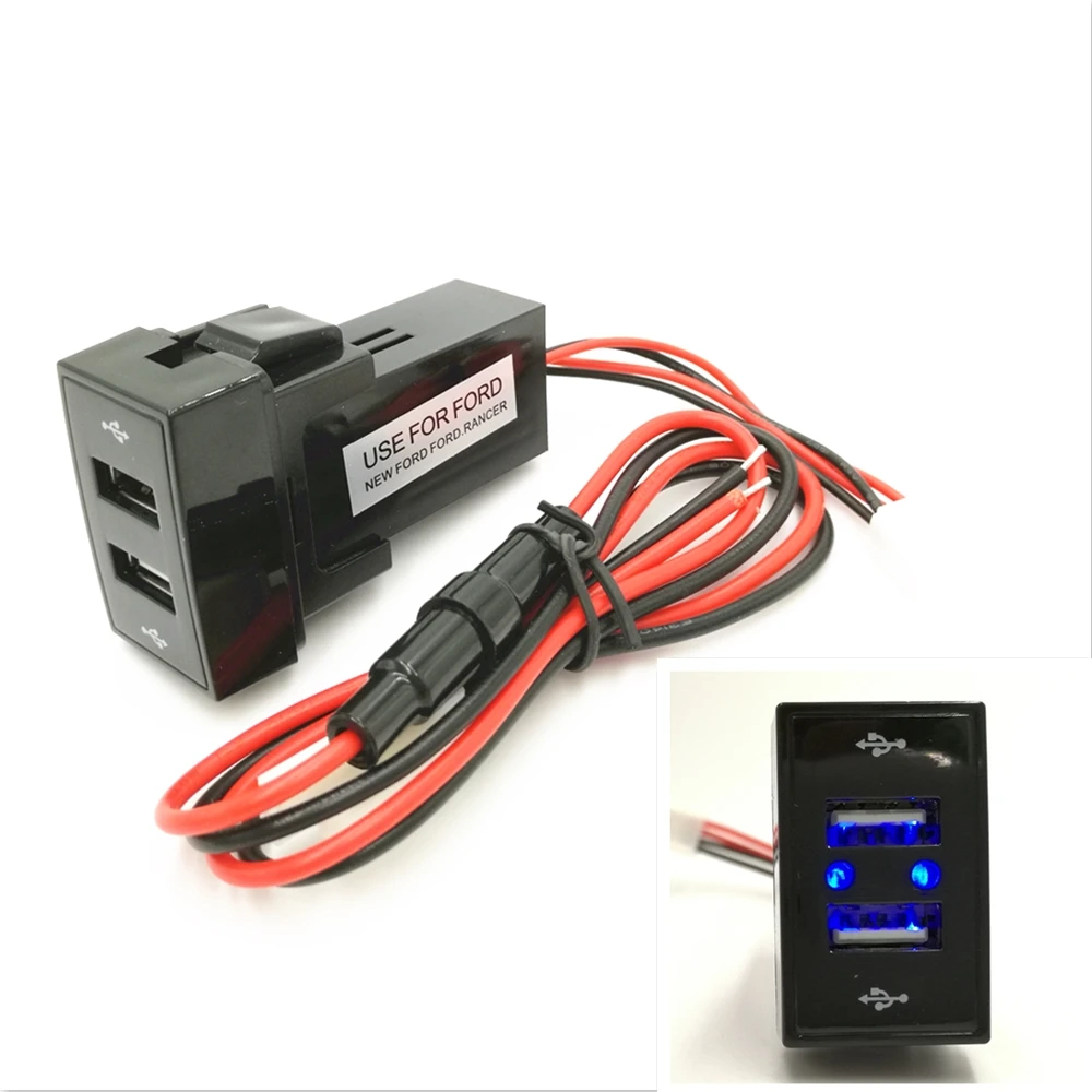 Разъем питания с USB портом для зарядки Ford или Ranger MP3 MP4 смартфонов и планшетов iphone