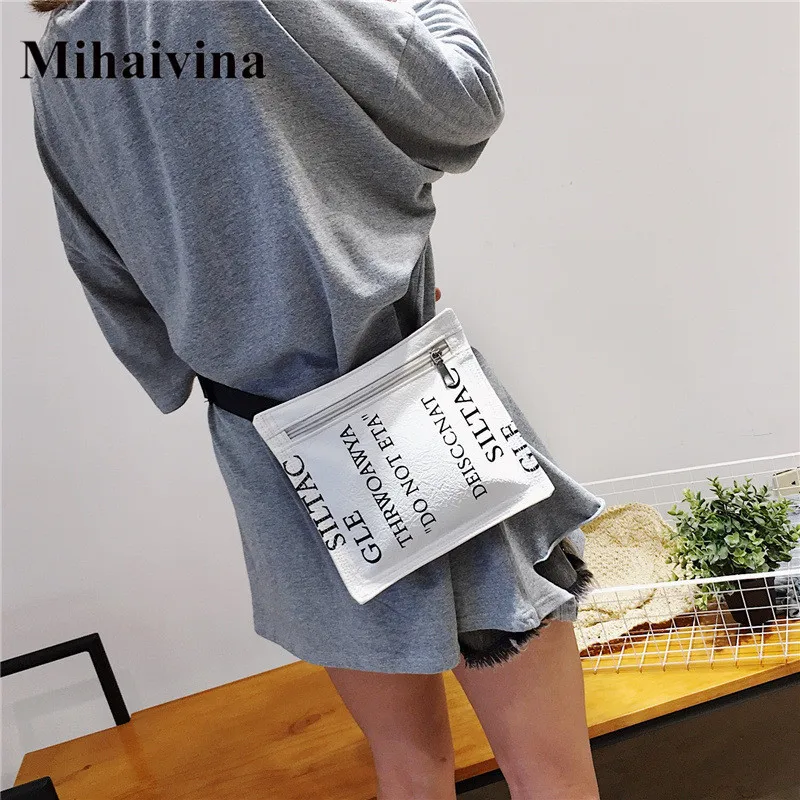 Модная забавная поясная сумка Mihaivina для женщин влагозащищенная Сумочка на плечо