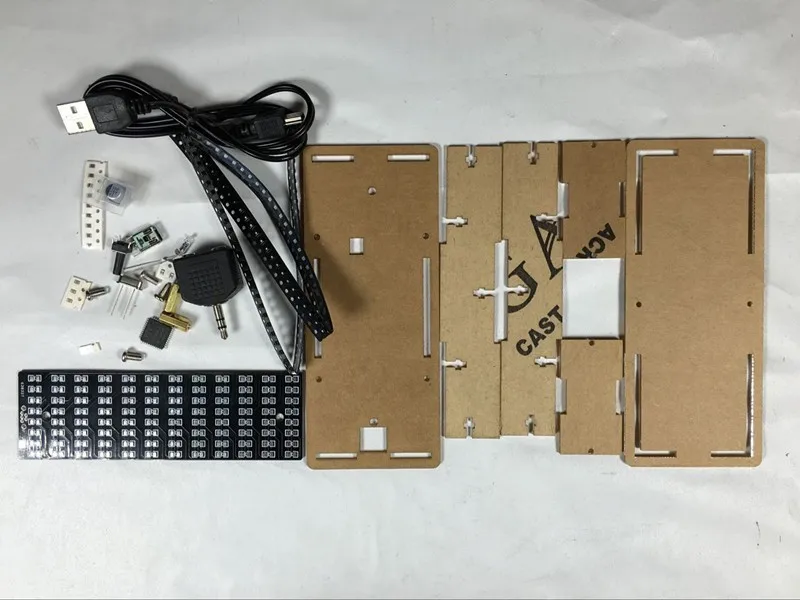 Светодиодный индикатор уровня звука анализатор музыкального спектра MP3 ПК