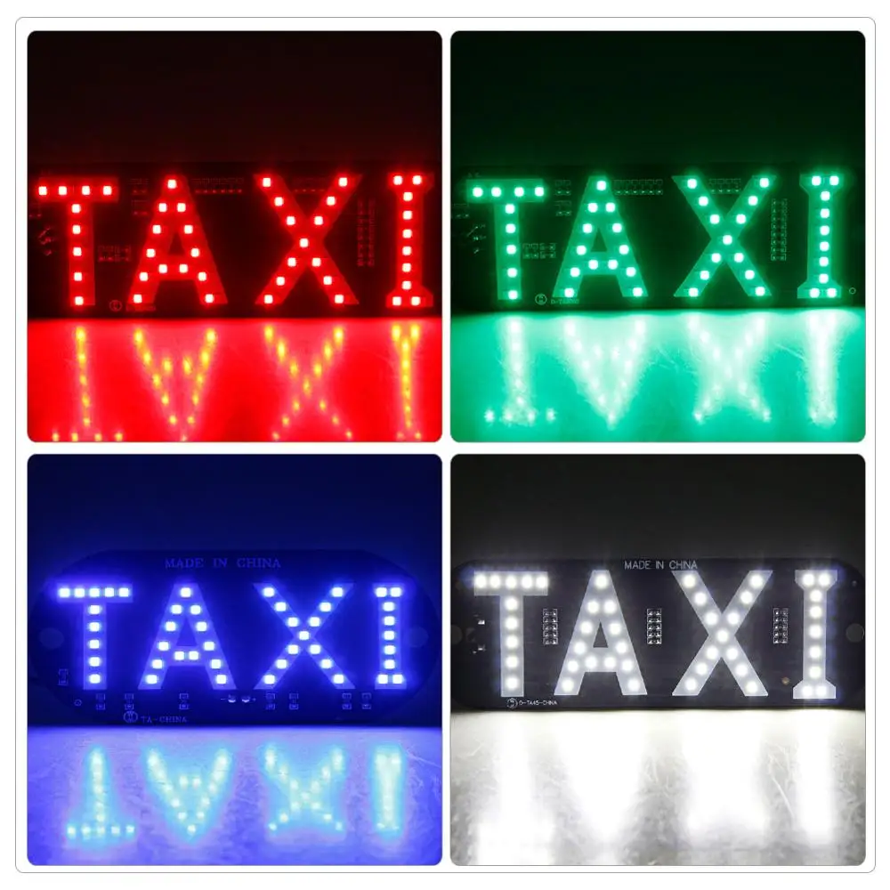 Светильник для такси с наклейкой светодиодный светильник панель 12 В подсветка EL