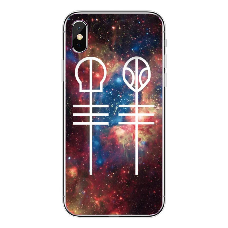 Чехол Twenty One Pilots для iPhone X XS MAX XR 8 7 6 6S Plus 5 5S SE Мягкий ТПУ силиконовый чехол