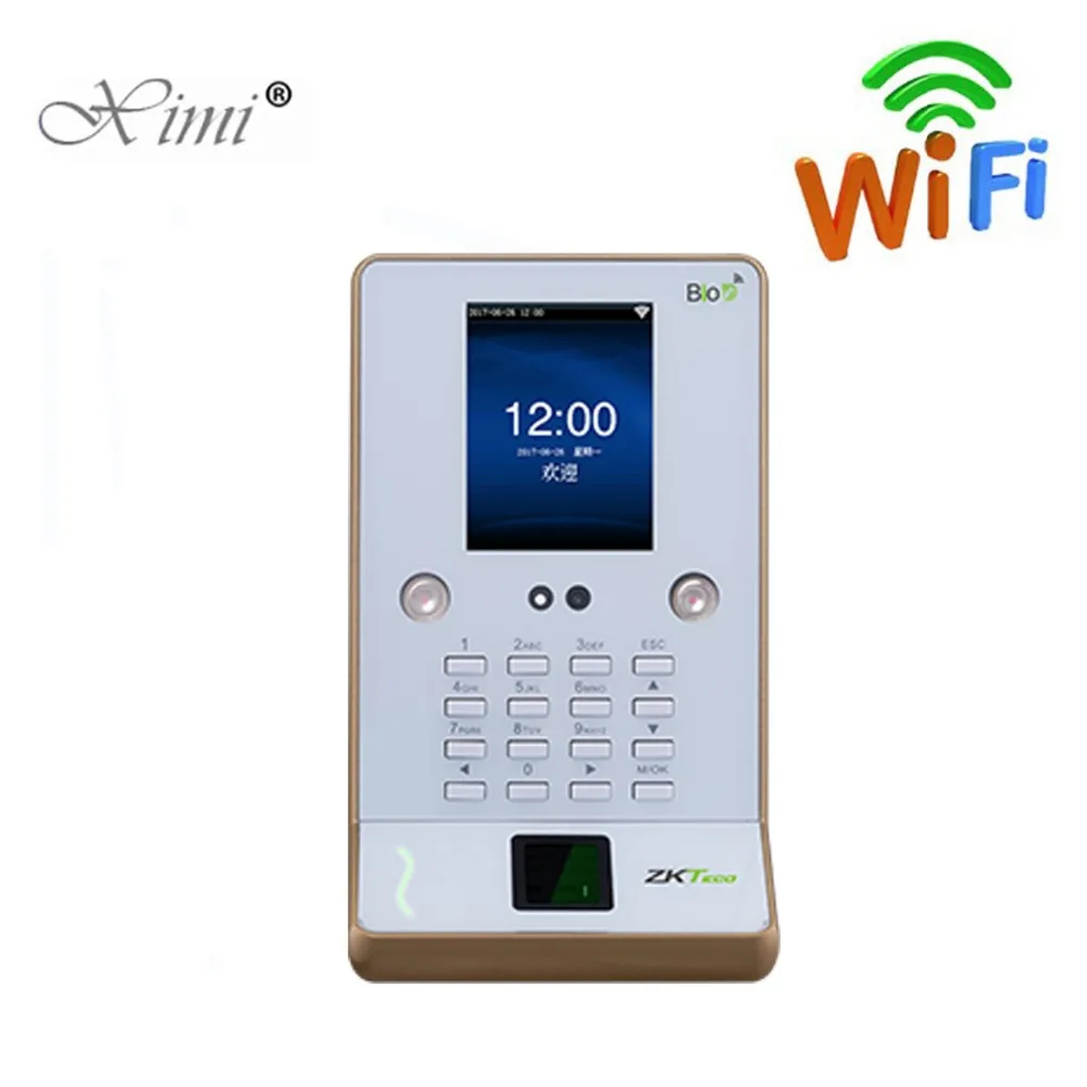 ZKTeco UF600 Распознавание отпечатков пальцев лица посещаемость с Wi Fi модуль 1000 + 500