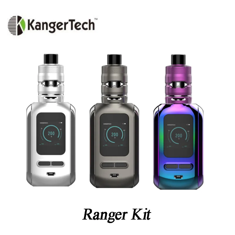 Оригинальный Kanger Ranger комплект Vape 200 Вт Kangertech коробка мод 3 8 мл Танк Milli катушка