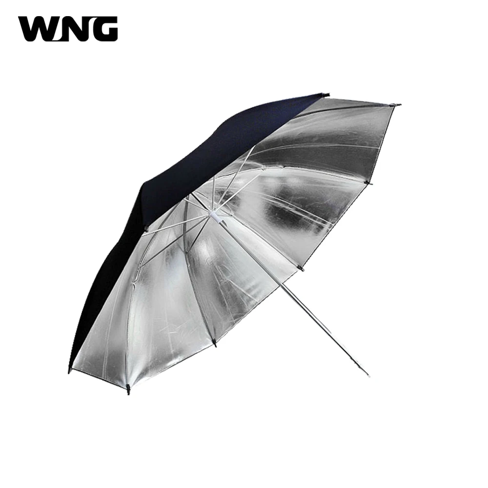 

Photo Umbrella 33in 83cm Photo Studio Accessories Strobe Flash Light Reflector Soft Reflective Black Sliver Photography Umbrella