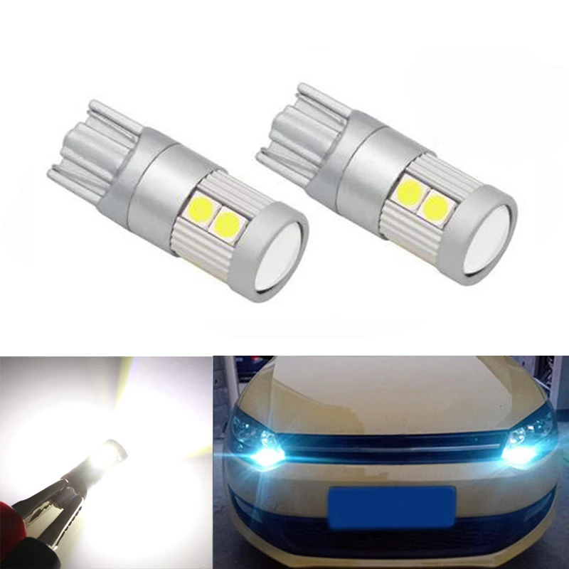 2 шт. светодиодный Автомобильные светодиодные лампы T10 LED W5W 12 В|Фара для авто в