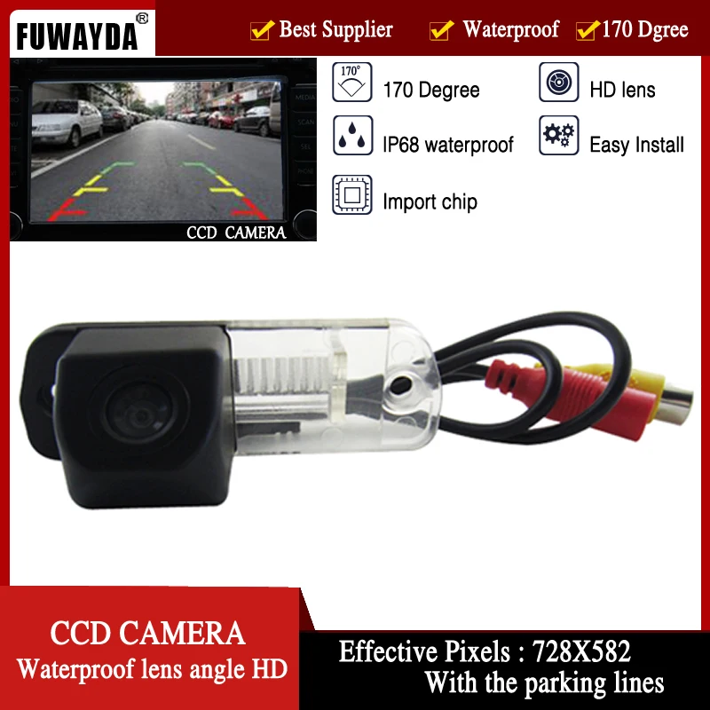 Автомобильная камера заднего вида FUWAYDA HD CCD для Mercedes Benz:C Class W203 E W211 CLS 300 W220 R350 R500
