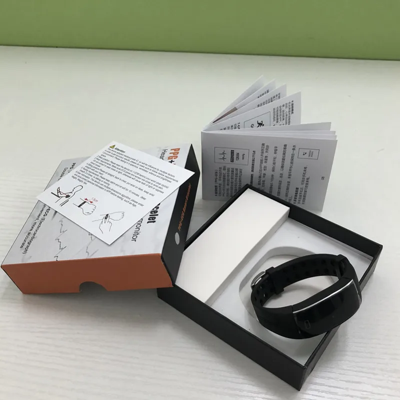 Best Blood Pressure Smart Bracelet Heart Rate Tracker Sport Fitness Clock Bluetooth for iPhone Samsung Huawei Xiaomi PK Miband 3 |