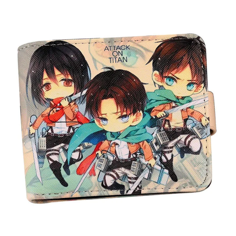 Новое поступление, кошельки с аниме, fate stay night/Attack on Titan/DATE A LIVE кошмар, кошелек, держатель для карт, кошелек на застежке