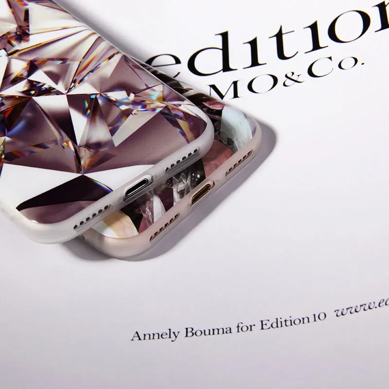 Boucho для iPhone 5S 5 SE 6 6S 7 8 6/7/8 плюс скраб Красочные Star Diamond изображения окрашены