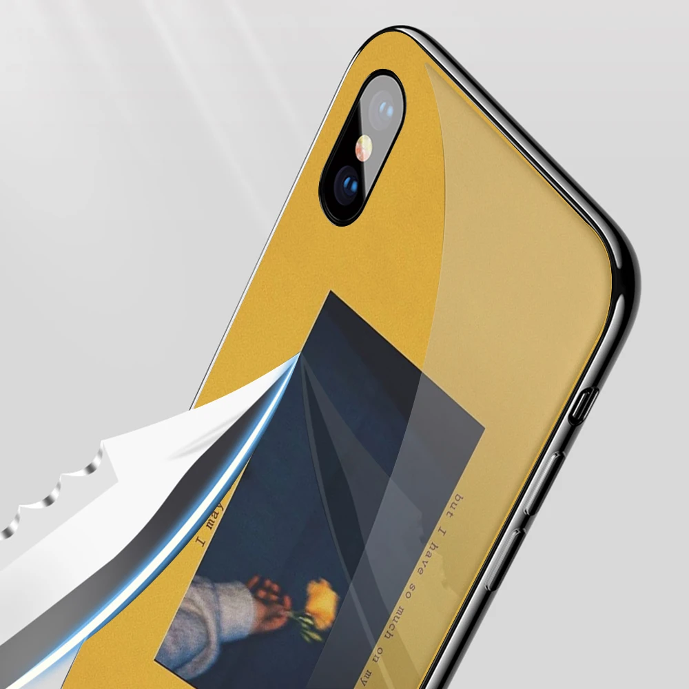 Lavaza Lock Screen Aesthetic Tempered Glass Soft Cover for iPhone 6 6S 7 8 Plus 5 5S SE XR X XS 11 Pro MAX Case | Мобильные телефоны