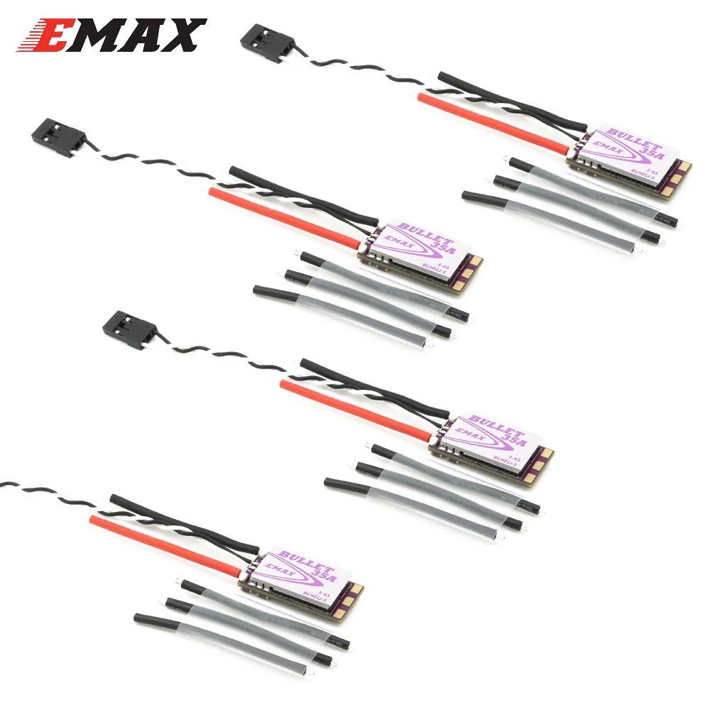 Контроллер скорости пули EMAX ESC 6A/12A/15A/20A/30A/35A 2 6S с поддержкой DSHOT для Мультикоптер