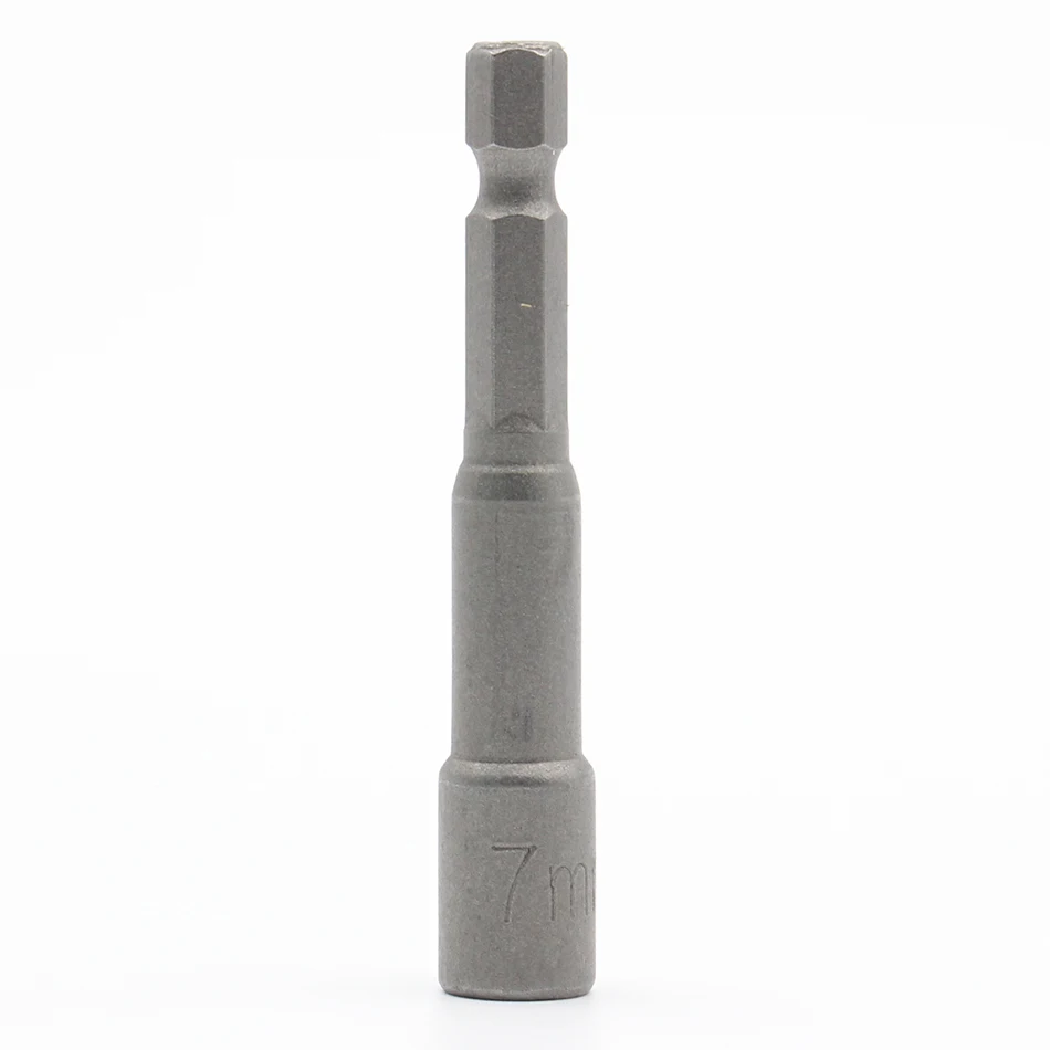 

15pcs 5mm~19mm Professional Magnetic Nut Driver Set Metric Socket 1/4" Hex Shank Impact Drill Bit Adapter For Power Tools