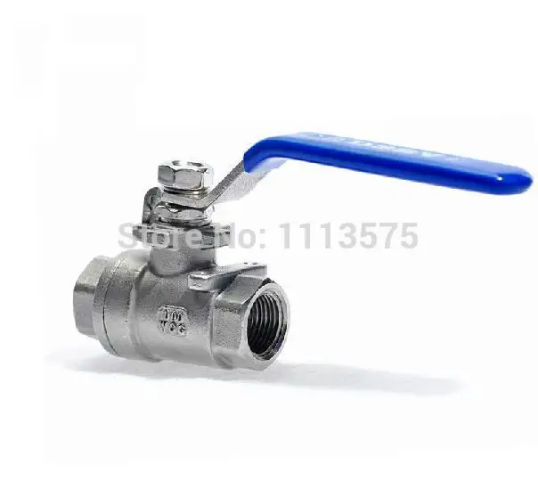 

DN8 1/4" 304 stainless steel types of shut off water oil ball valve valves pipe fitting fittings