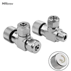 Новый аквариумный счетчик CO2, пузырьковый клапан-регулирующий рассеиватель, с одной головкой, с двумя головками, игольчатый клапан, регулятор для аквариума, система Co2