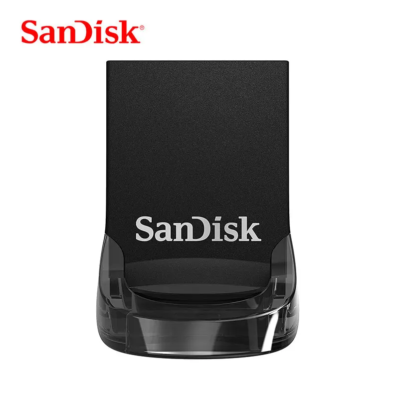 Двойной Флеш-накопитель SanDisk 128GB USB3.1 в коробке sub Флеш накопитель 16 Гб оперативной памяти, 32 Гб встроенной памяти, флэш-накопитель 64Гб флеш-накопитель 256 ГБ 130 МБ/с. Ultra Fit Мини U диск для ПК/Тетрадь