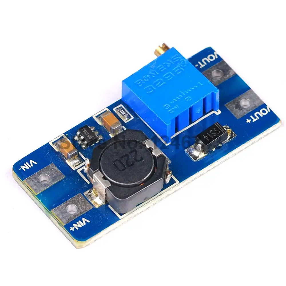 Повышающий Модуль питания MT3608 DC максимальная выходная мощность 28 в 2 А для