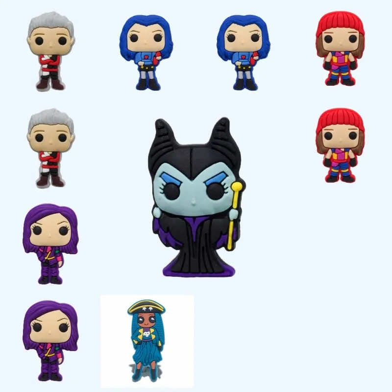146B 10 шт./лот, аксессуары для обуви из ПВХ, tsum, tsum, Тролли, Уличная обувь кунжута, очаровательные туфли с зажимом для обуви, croc, подвески jibz для детей, вечерние, маленький подарок - Цвет: 146B