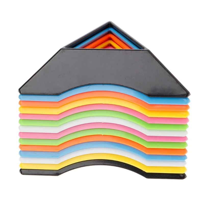 Цветные пластиковые ABS Волшебные кубики скорости подставка-держатель детские