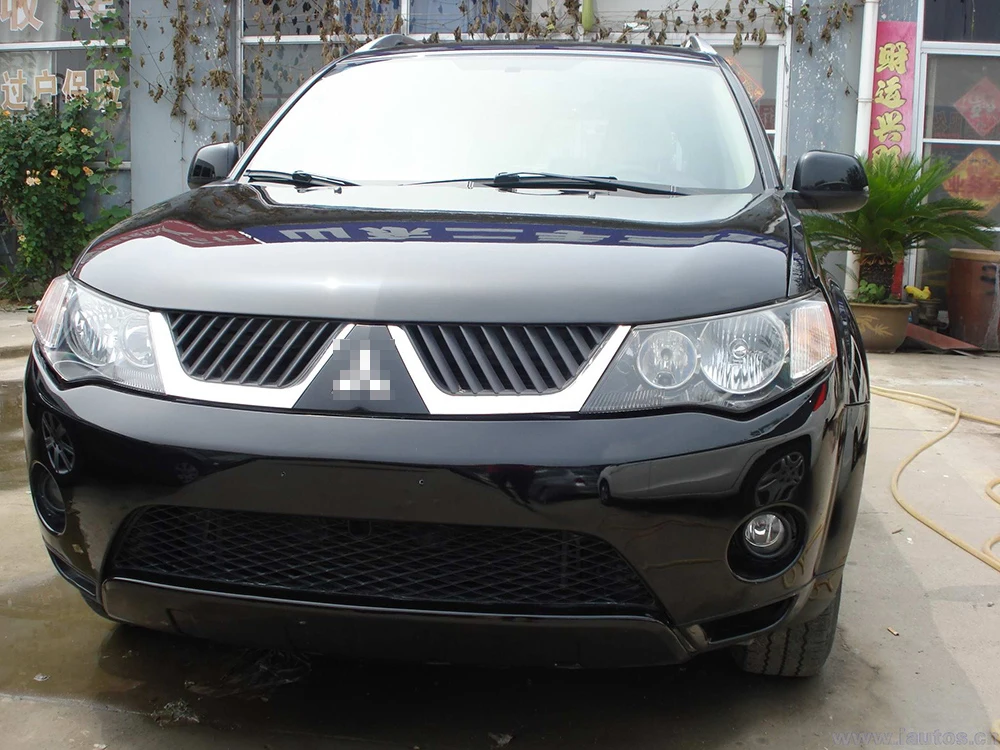 Для Mitsubishi Outlander EX 2007 2008 2009 прозрачная Автомобильная фара с прозрачными линзами