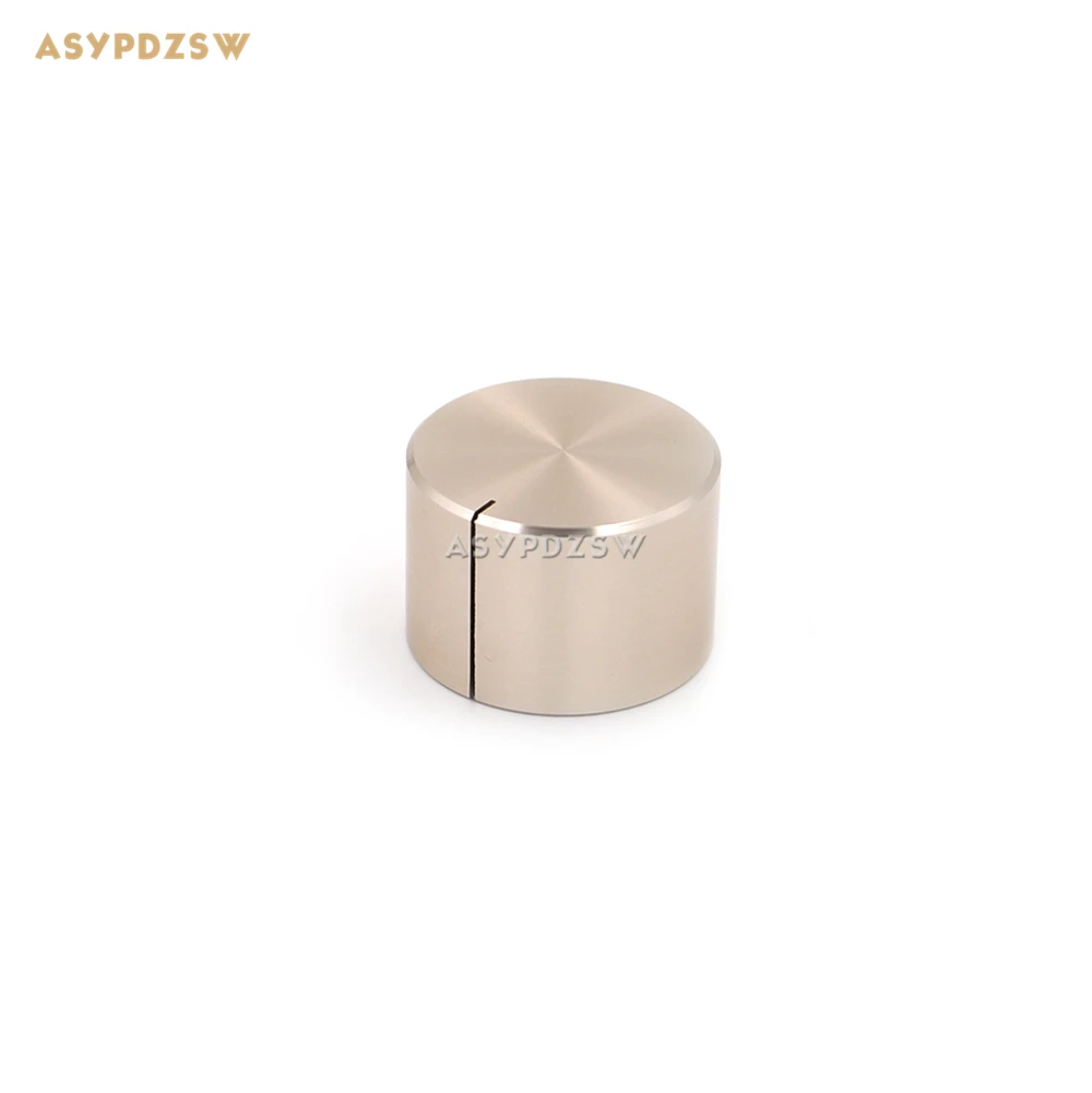 

1 PCS High-gloss golden 22*15 Full aluminum amplifier solid knob Volume potentiometer knob