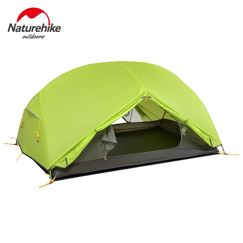 Naturehike 2 человека палатка для кемпинга Mongar 20D нейлоновая Сверхлегкая двухслойная