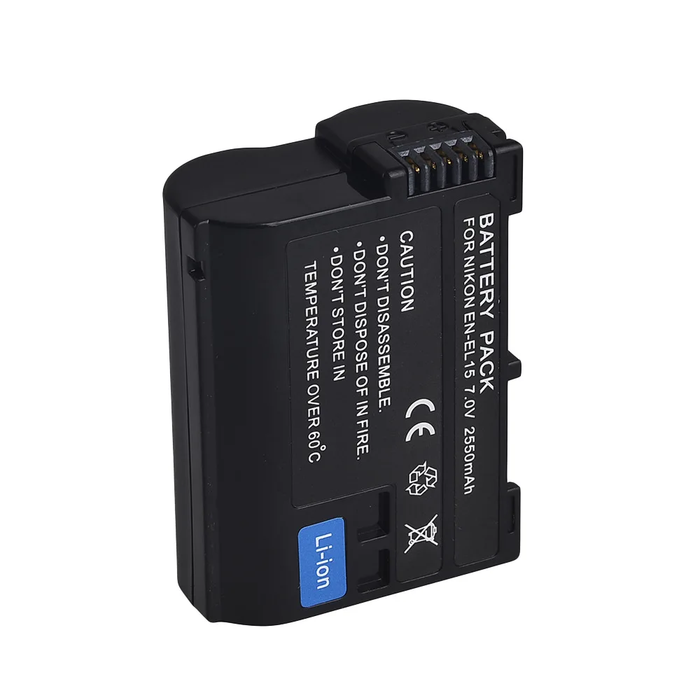 Dinto 3 шт. EN EL15 ENEL15 RU полный декодировать Камера Батарея для Nikon V1 D500 D750 D7100 D7000 D800E D800