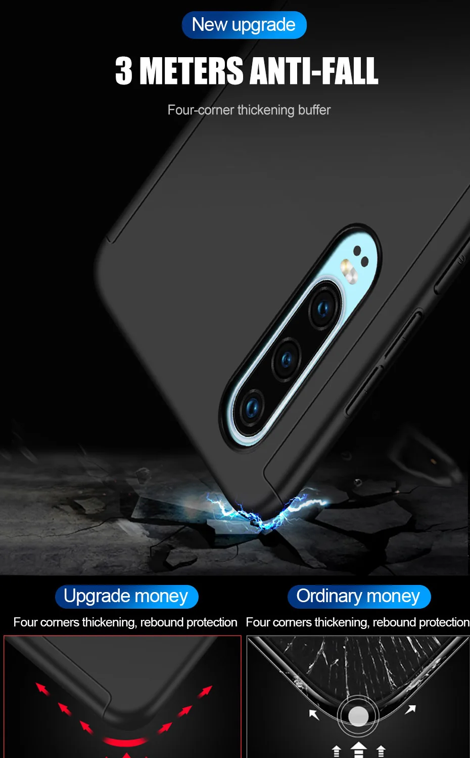 360 Полный чехол для телефона huawei Honor 20 чехол противоударный чехол для Honor 20Pro 8 9 10 Lite 8S 8C 8X 8A Передняя и задняя оболочка