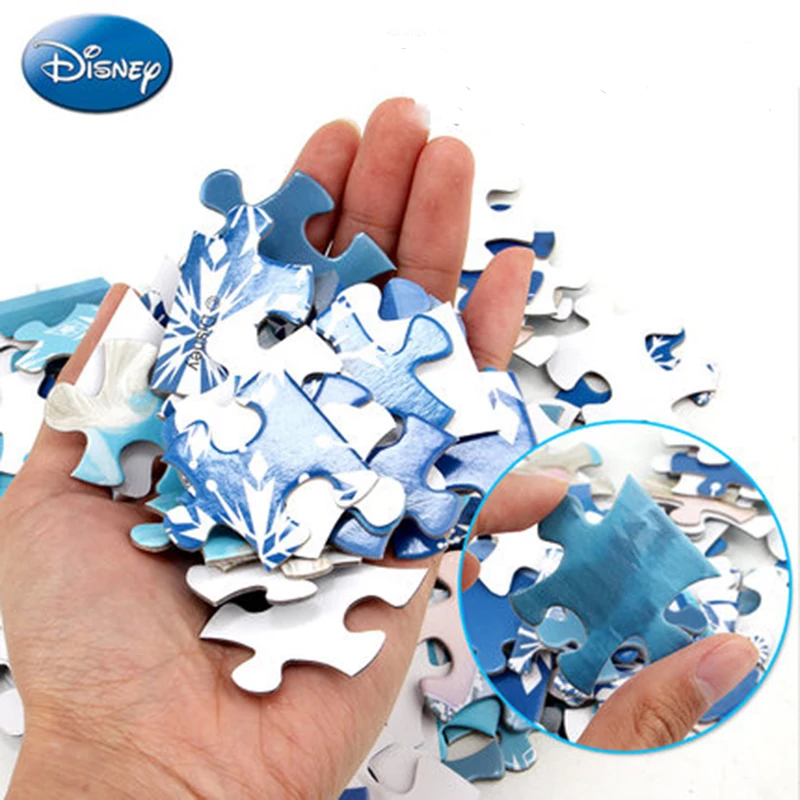Disney princess frozen toys для детей 100 пазлов игрушки девочек 5 стилей детская игра