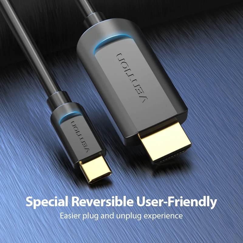 Vention USB C HDMI 4 к Тип Кабель адаптер для huawei P20 mate 10 Macbook Pro воздушный iPad Thunderbolt 3|Кабели