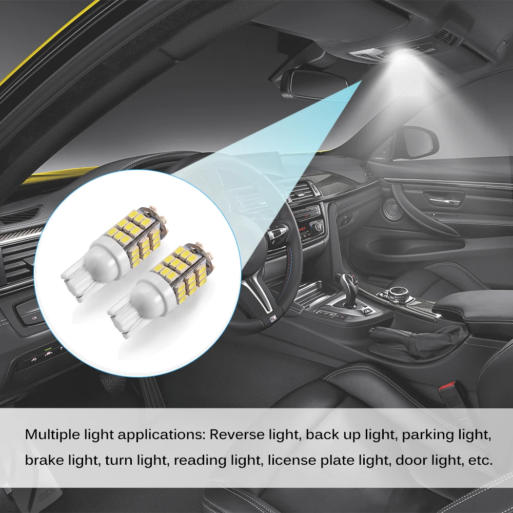 4 шт. T10 1206 42SMD кремнезем светодиодный автомобильный клиновидный боковой свет