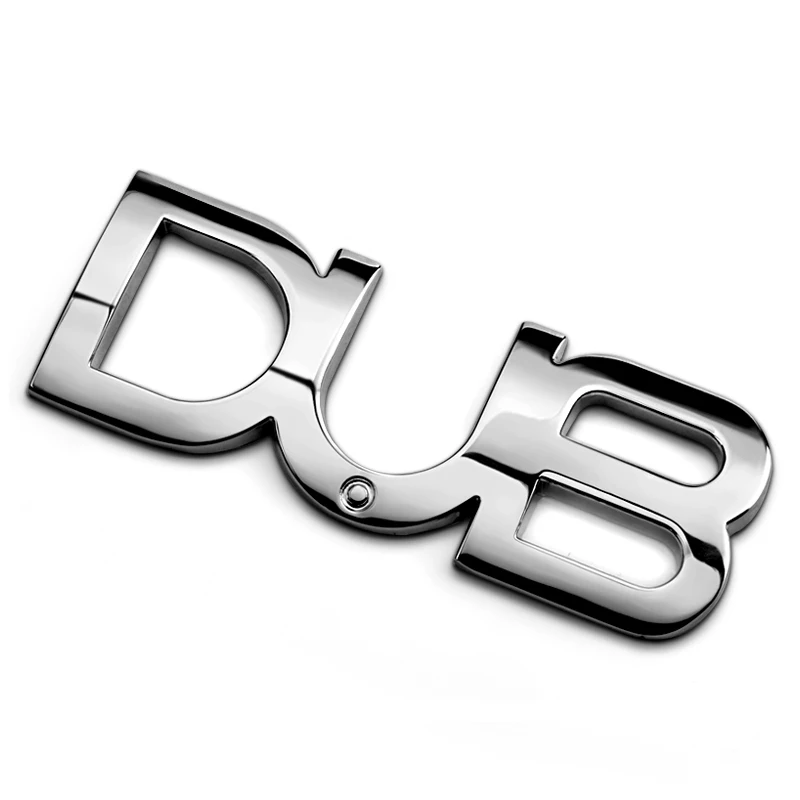 Noizzy DUB Ho Double Dime логотип машины авто значок стикер эмблема 100% 3D металлический Тотем