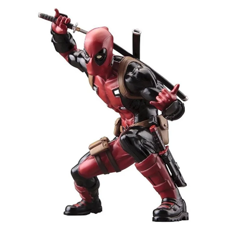 1 шт. X men Deadpool ПВХ 16 см фигурку игрушки ARTFX + Дэдпул Super Heroes Модель Дети Рождество