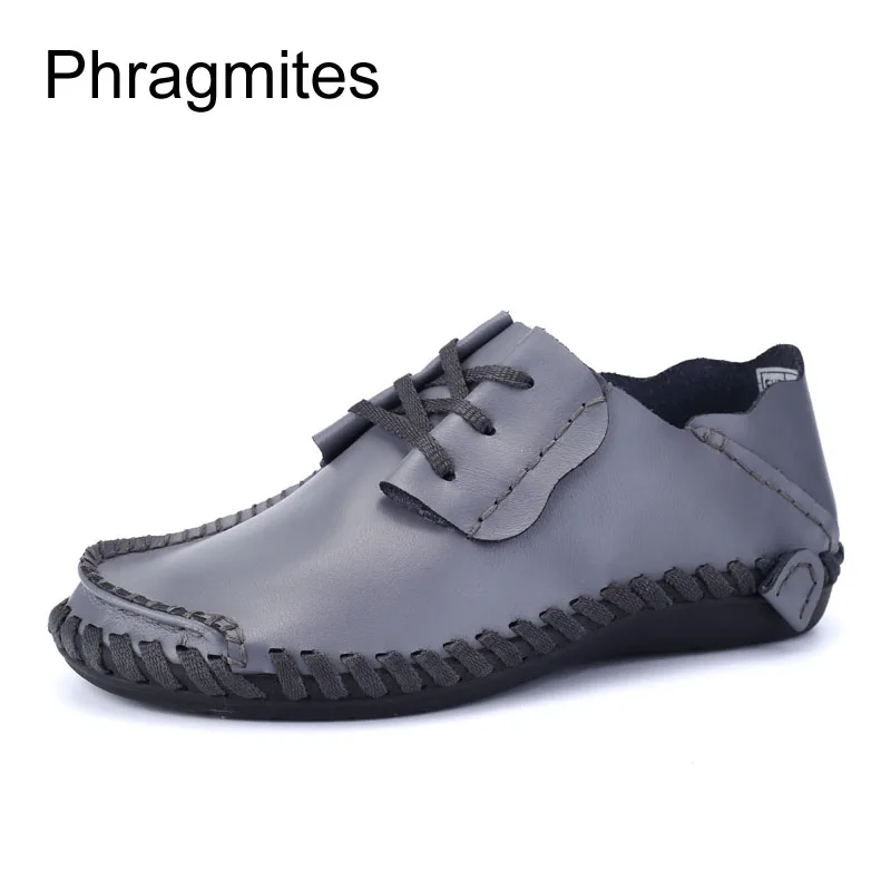Phragmites/2019 г. Весенняя Мужская обувь ручной работы большие размеры 50 # лоферы модная