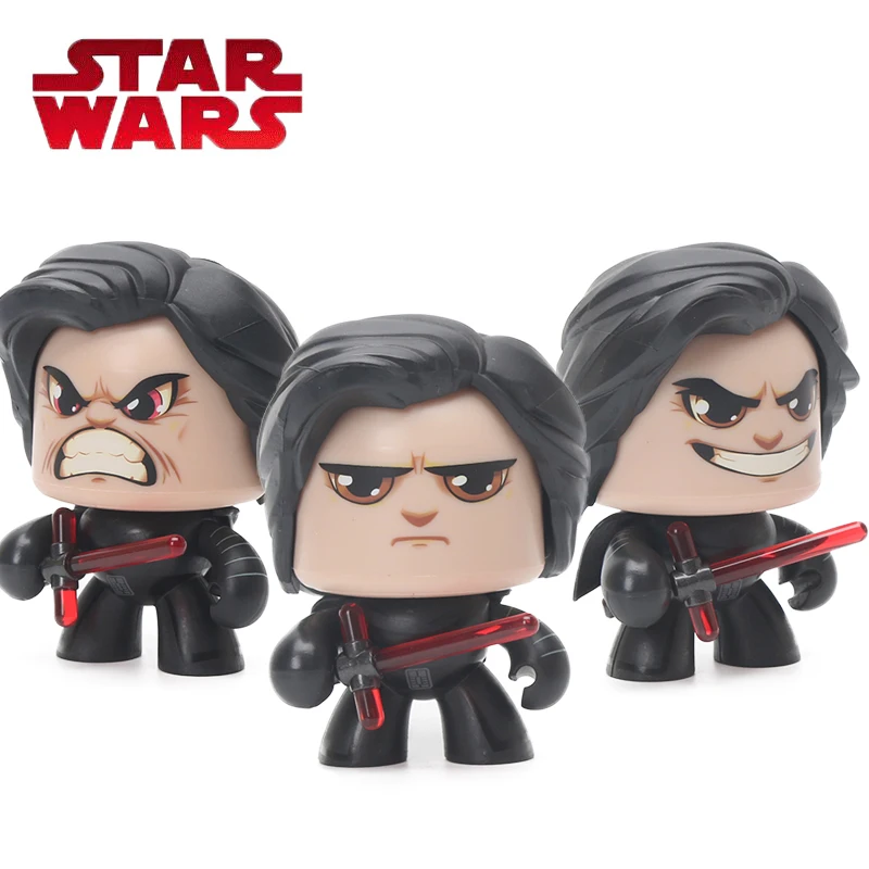 9 см Звездные войны игрушка лицо изменить могучий Muggs Дарт Вейдер кило Рен ПВХ