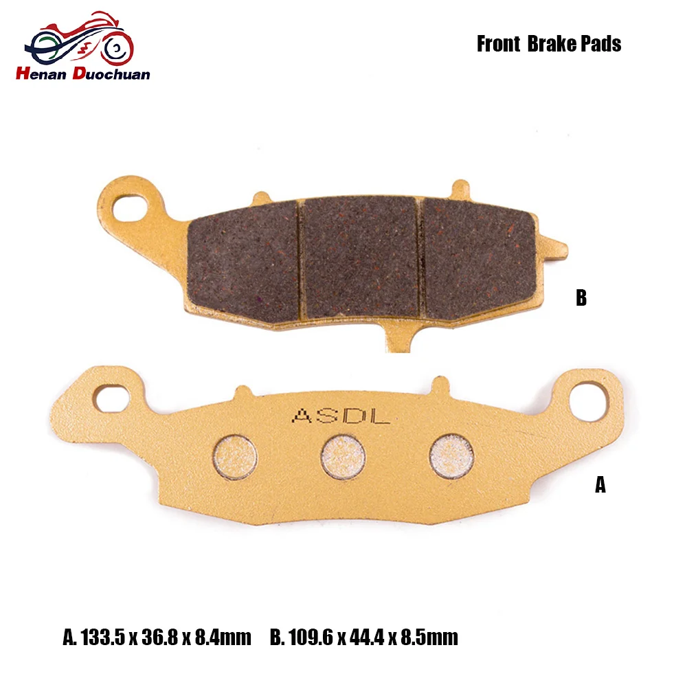 Передние и задние тормозные колодки для Kawasaki KLE 650 KLE650 Versys 07-13 ER6F ER-6F ER6N ER-6N 06-13 Z750 Z750S ZR750 04-07 GPZ1100# c