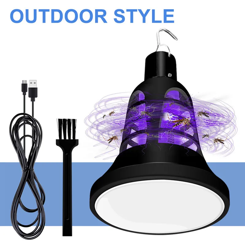 8 Вт Светодиодный светильник-убийца комаров ночник светильник с защитой от